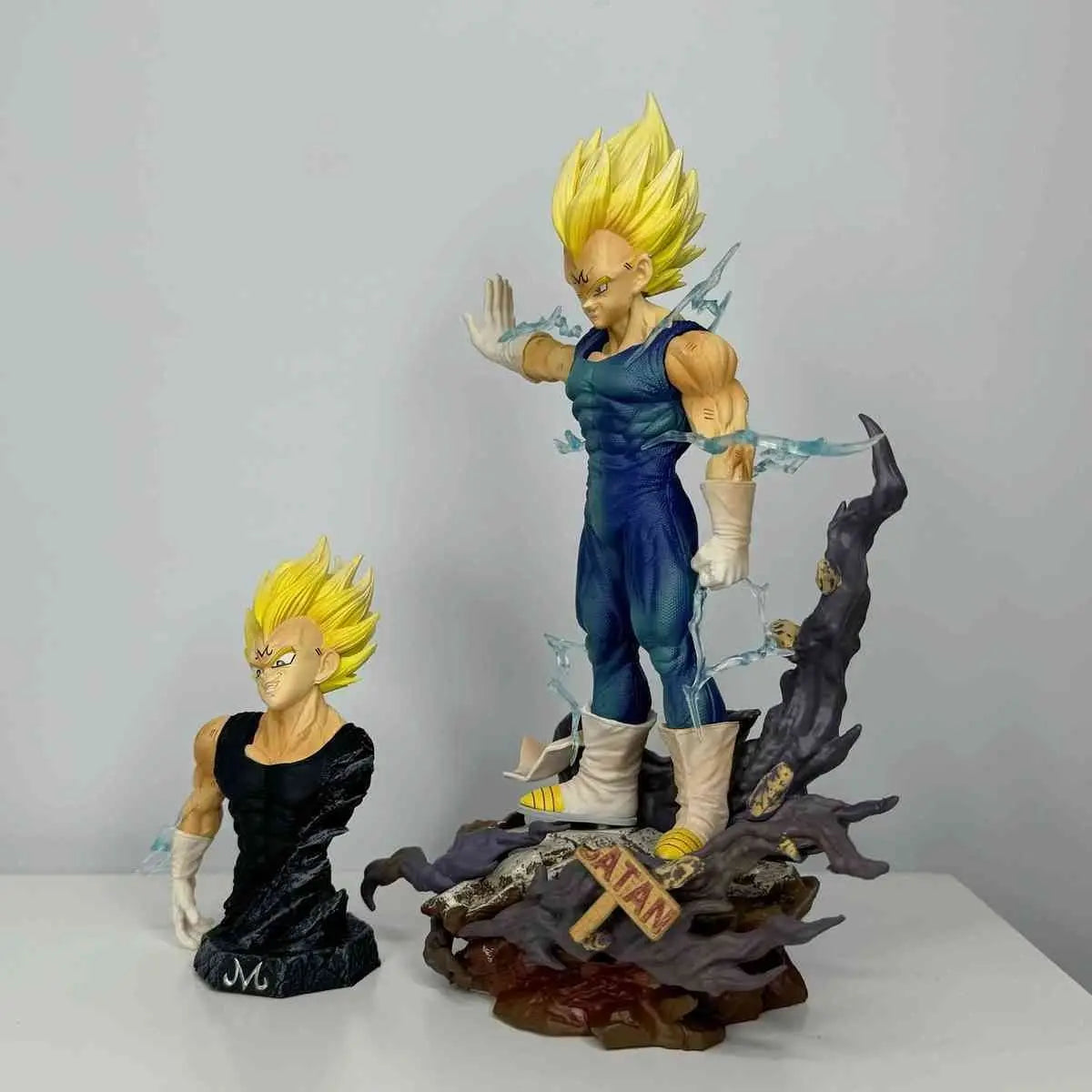 Dragon Ball Z Figure Majin Vegeta Anime Figurine 22Cm PVC Action Figures Decoration Collection Model Toys Kids Christmas Gifts