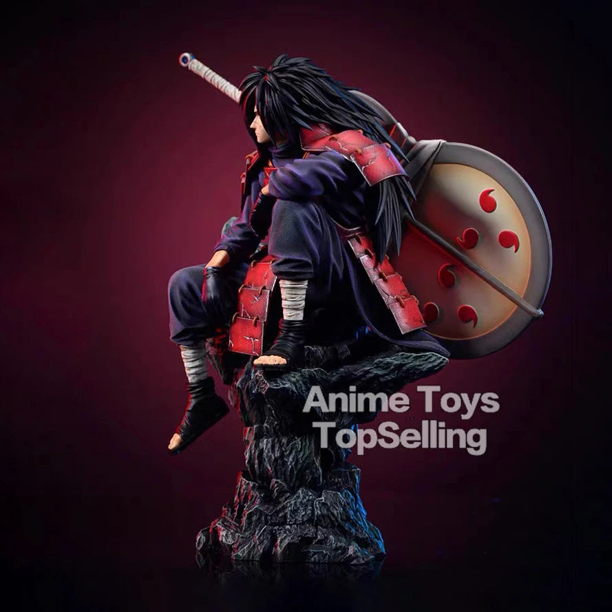 Naruto 30Cm/11.81In Anime Figures Naruto Uchiha Madara Figure PVC Statue Collection Model Toy Gifts