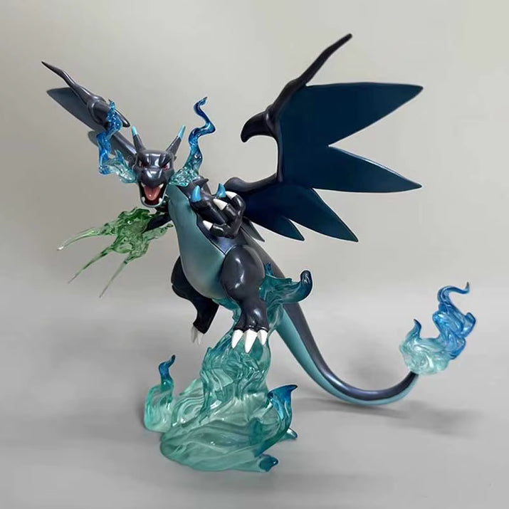 Pokemon Pika Charizard Action Figure Black Charizard Anime Figurine PVC Statue Model Doll Collection Decor Toy Kid Birthday Gift