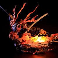 Anime Demon Slayer Akaza Figures Rengoku Kyoujurou Kokushibo Action Figure PVC Figurine Model Ornament Collectible Table Crafts
