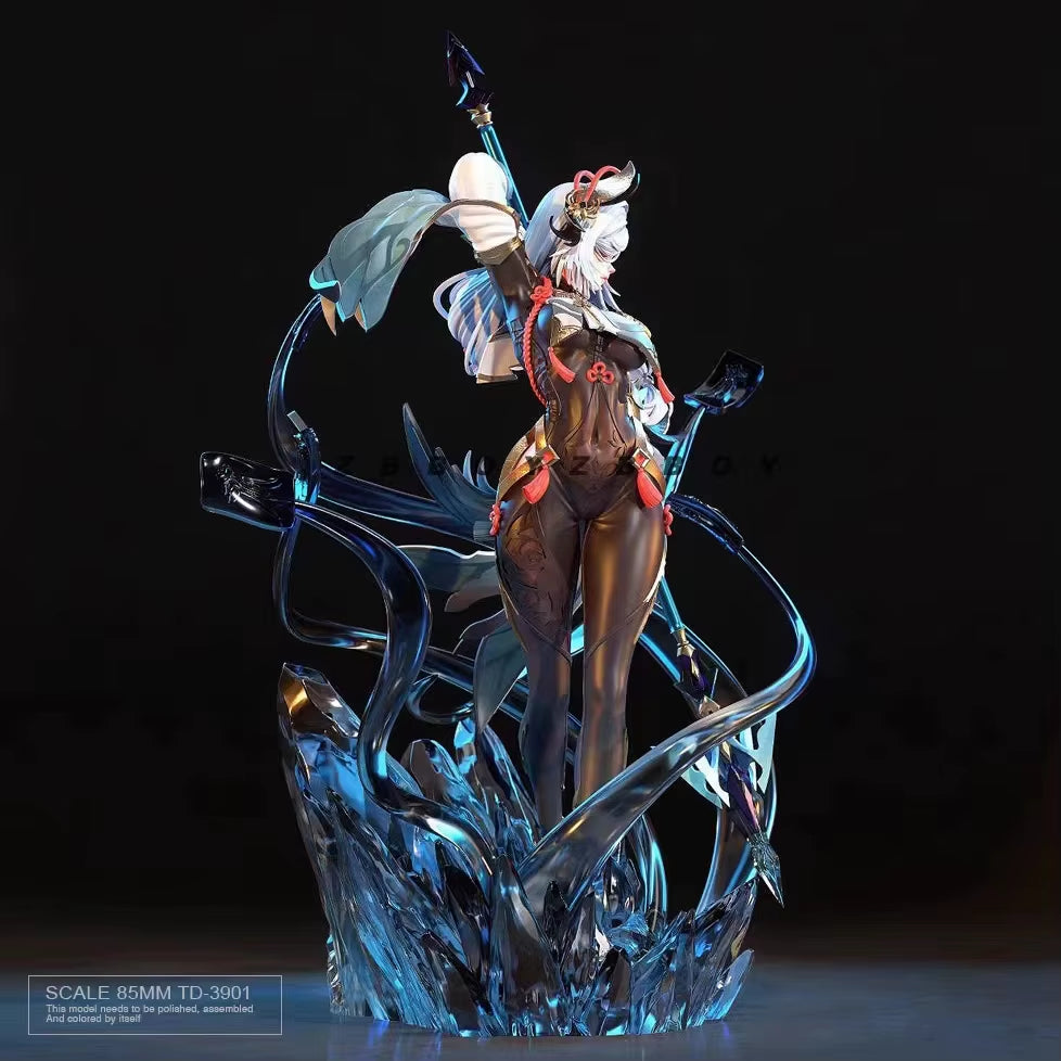 【Presale】Genshin Impact Action Figurals Shenhe Game Character Sculpture Anime Statue Figures Cartoon Toy Collectible Model