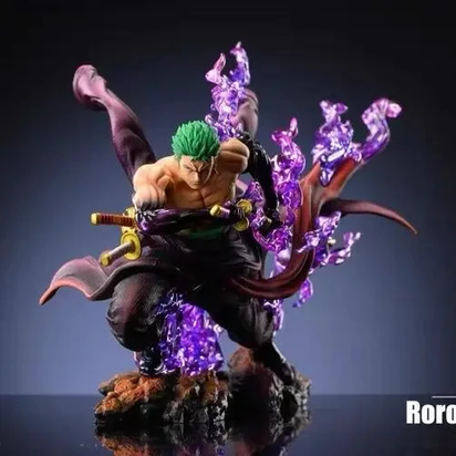 21Cm One Piece Anime Figure Roronoa Zoro Figurine Pvc Gk Statue Figurine Model Doll Collection Room Decora Desk Toys Gift