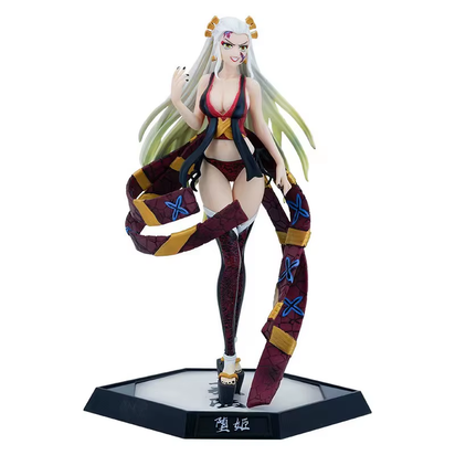 32CM Anime Demon Slayer Kimetsu No Yaiba Figure Kokushibo PVC Action Figures GK Statue Model Doll Toys for Children Gifts