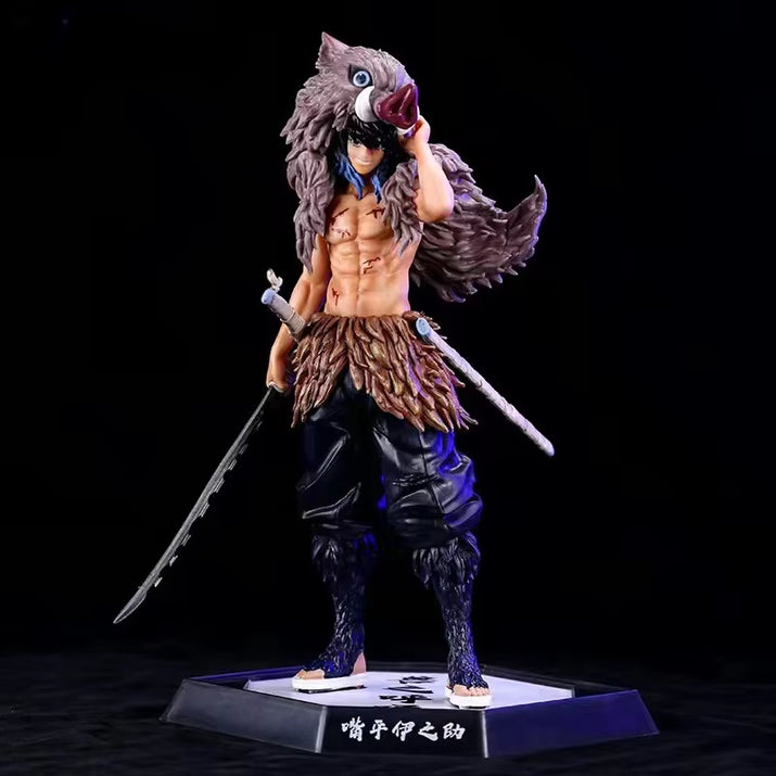 32CM Anime Demon Slayer Kimetsu No Yaiba Figure Kokushibo PVC Action Figures GK Statue Model Doll Toys for Children Gifts