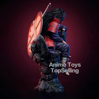 Naruto 30Cm/11.81In Anime Figures Naruto Uchiha Madara Figure PVC Statue Collection Model Toy Gifts