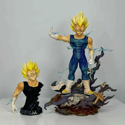 Dragon Ball Z Figure Majin Vegeta Anime Figurine 22Cm PVC Action Figures Decoration Collection Model Toys Kids Christmas Gifts