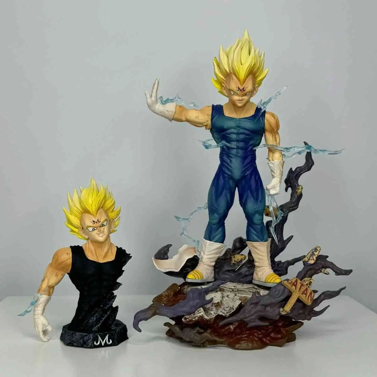Dragon Ball Z Figure Majin Vegeta Anime Figurine 22Cm PVC Action Figures Decoration Collection Model Toys Kids Christmas Gifts