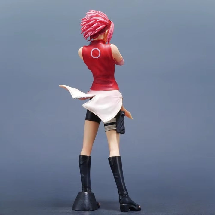27.5Cm/10.83In Anime NARUTO Figure Haruno Sakura Action Figures Pvc Statue Desktop Ornamen Collection Model Toys Gifts