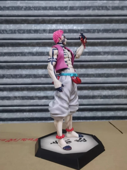28Cm Demon Slayer Akaza Hakuji Figure Cheng Action Figurine Anime Kimetsu No Yaiba Model Pvc Statue Doll Collectible Model Toys