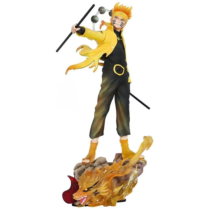 30Cm Naruto Shippuden Figurine Naruto Uzumaki Uchiha Sasuke Japanese Anime PVC Action Figure Toy Statue Collection Model Doll