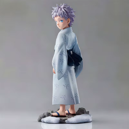 Anime Figurine Jujutsu Kaisen Satoru Gojo Q Version Action Doll Cute Anime Desktop Ornament PVC Model Statue Collection Toy Gift