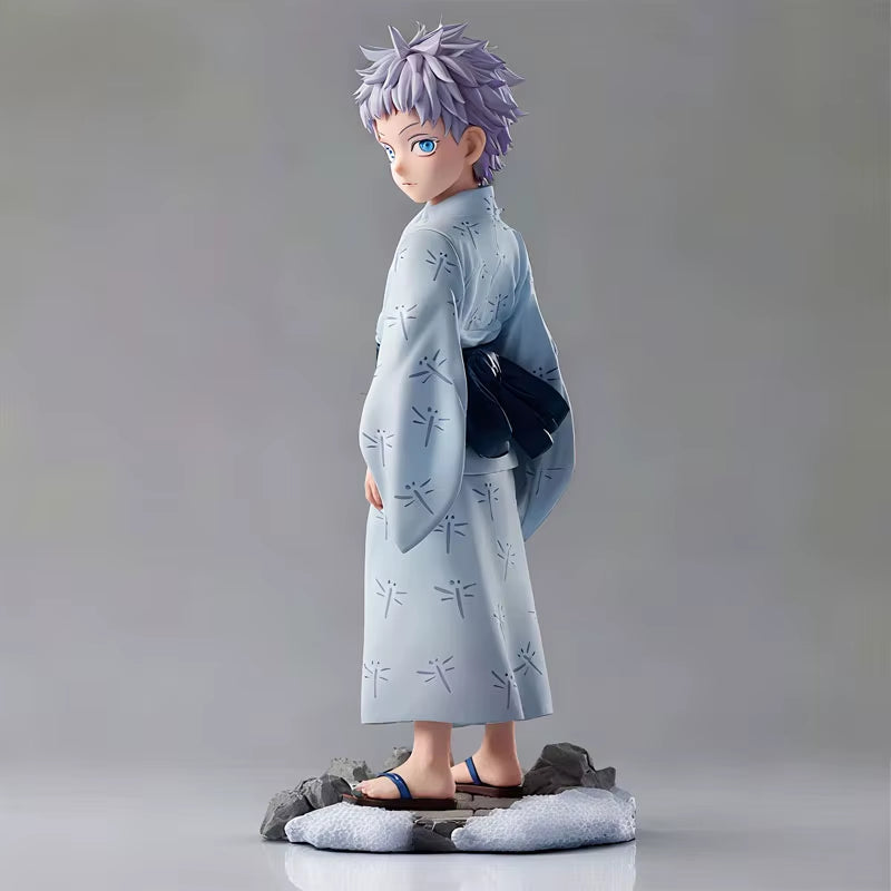 Anime Figurine Jujutsu Kaisen Satoru Gojo Q Version Action Doll Cute Anime Desktop Ornament PVC Model Statue Collection Toy Gift