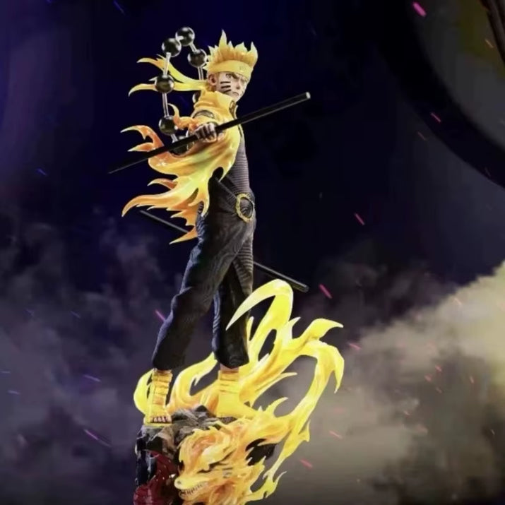 30Cm Naruto Shippuden Figurine Naruto Uzumaki Uchiha Sasuke Japanese Anime PVC Action Figure Toy Statue Collection Model Doll