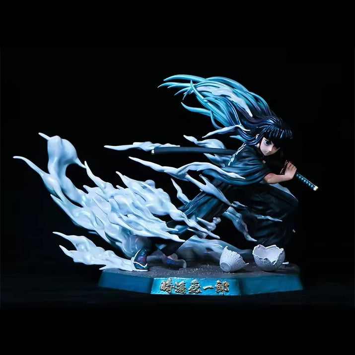 Anime Demon Slayer Akaza Figures Rengoku Kyoujurou Kokushibo Action Figure PVC Figurine Model Ornament Collectible Table Crafts