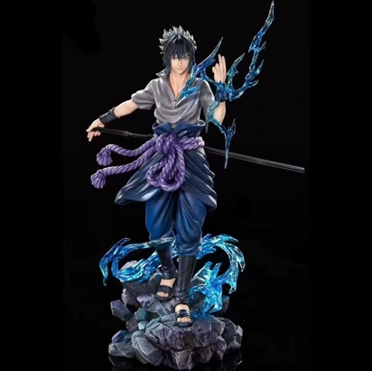 27Cm Naruto Anime Figure Uzumaki Naruto Uchiha Sasuke Action Model Pvc Statue Desktop Ornament Collection Toys Gift