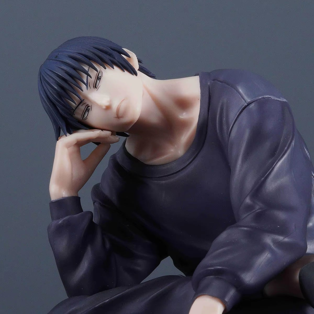 Anime JJK Figures Toji Fushiguro Sitting Pose Model Action Figure Toy Gift Peripheral Collection Home Decor Fushiguro Toji Doll
