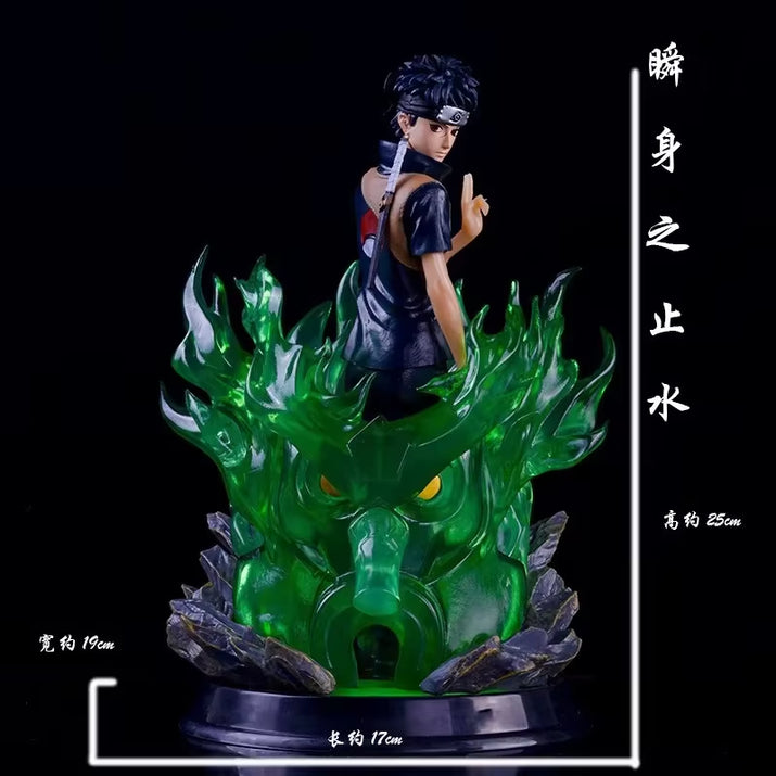 25CM Anime Naruto Uchiha Shisui Statue PVC Action Figure Naruto Shippuden Kakashi Figurine Collectible Model Toy Desk Decoration