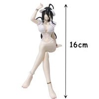 Overlord Figures Albedo Anime Figure Sexy Girl Swimsuit Sitting Figurine Model Pvc Statue Doll Collection Decoration Toys Gifts