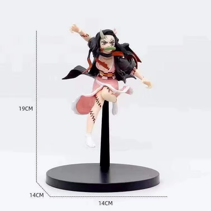 Hot Anime Demon Slayer Figure Tanjirou Agatsuma Zenitsu Kyoujurou Anime Model Action Figure PVC Collection Toy for Kids Gift