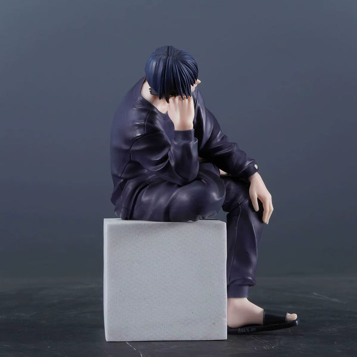 Anime JJK Figures Toji Fushiguro Sitting Pose Model Action Figure Toy Gift Peripheral Collection Home Decor Fushiguro Toji Doll