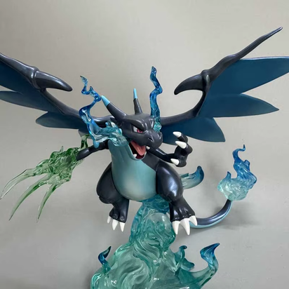 Pokemon Pika Charizard Action Figure Black Charizard Anime Figurine PVC Statue Model Doll Collection Decor Toy Kid Birthday Gift