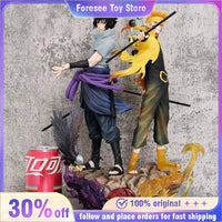 30Cm Naruto Shippuden Figurine Naruto Uzumaki Uchiha Sasuke Japanese Anime PVC Action Figure Toy Statue Collection Model Doll