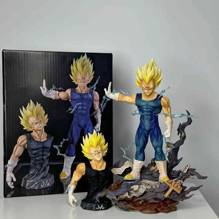 Dragon Ball Z Figure Majin Vegeta Anime Figurine 22Cm PVC Action Figures Decoration Collection Model Toys Kids Christmas Gifts