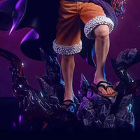 New One Piece Luffy Anime Figure Four Emperors Monkey D. Luffy Action Figurine 25Cm PVC Collectible Model Doll Toys