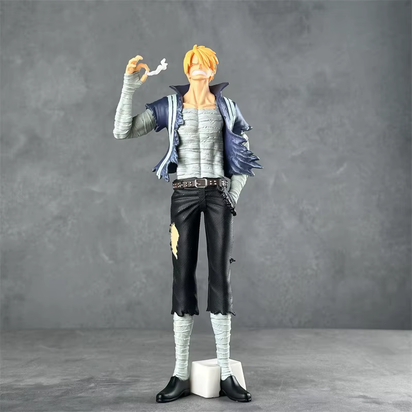 30Cm One Piece Anime Action Figure Roronoa Zoro Vinsmoke Sanji Stand Posture Pvc Statue Figurine Model Collection Boy Toy Gifts