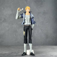 30Cm One Piece Anime Action Figure Roronoa Zoro Vinsmoke Sanji Stand Posture Pvc Statue Figurine Model Collection Boy Toy Gifts