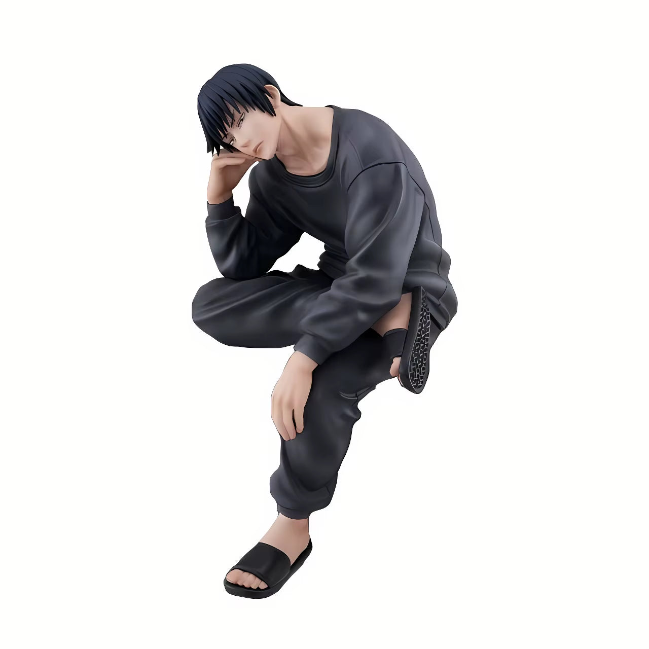 Anime JJK Figures Toji Fushiguro Sitting Pose Model Action Figure Toy Gift Peripheral Collection Home Decor Fushiguro Toji Doll